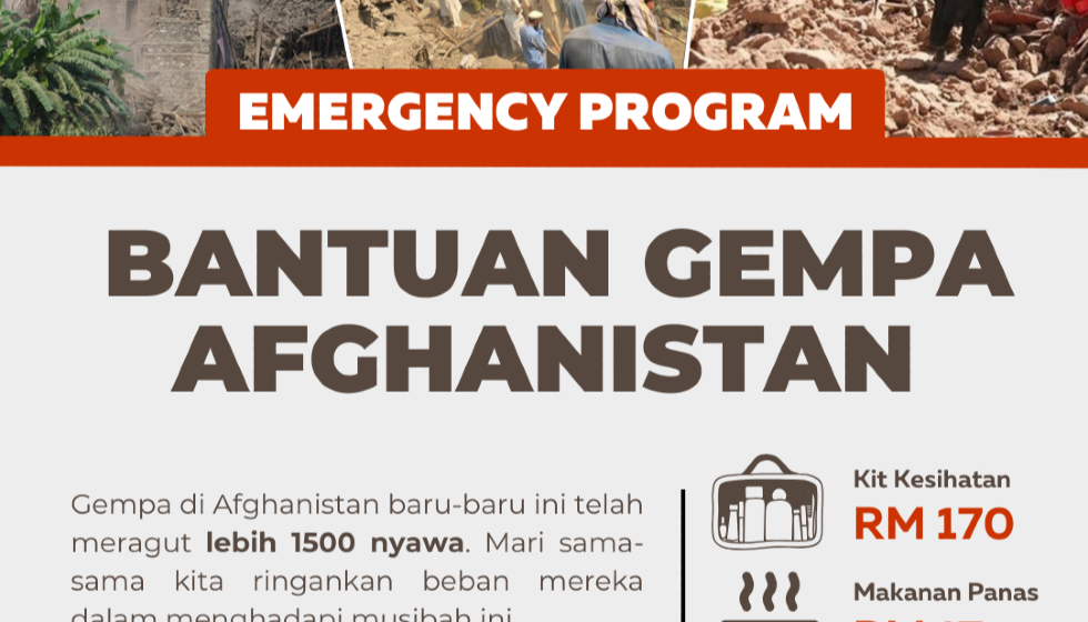 Bantuan Gempa Afghanistan