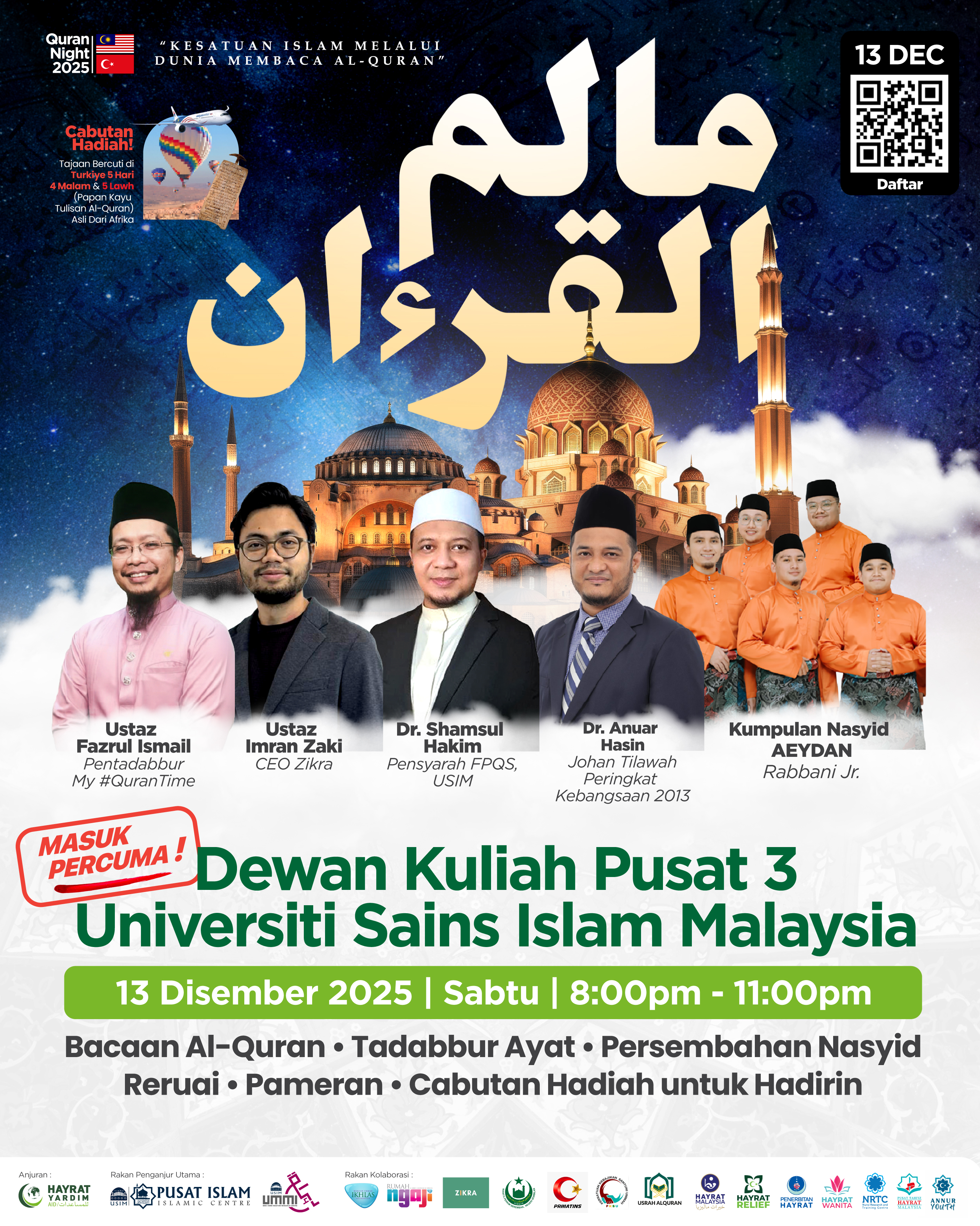 Quran Night : Kesatuan Islam Dengan Al-Quran